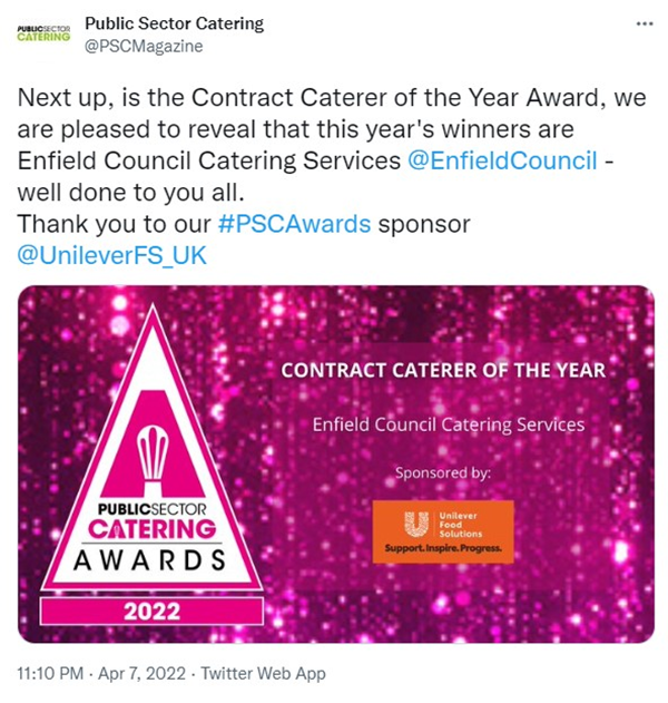PSC Twitter Award